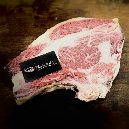 Carne de buey de Wagyu al mejor precio. Chuleton de Wagyu