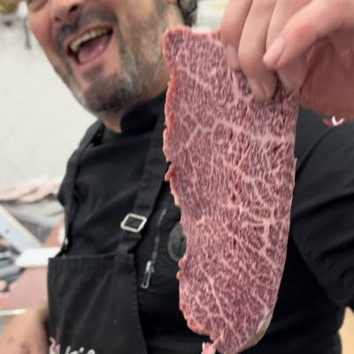Carne de buey de Wagyu al mejor precio. Chuleton de Wagyu