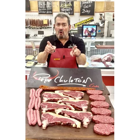 Lote de churrasco y burgers de vaca | Pepechuleton