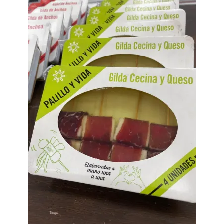 Gilda de Cecina de Vaca y Queso Semicurado | Aperitivo Gourmet | Pepe Chuletón