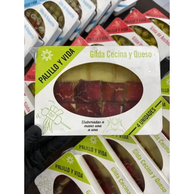 Gilda de Cecina de Vaca y Queso Semicurado | Aperitivo Gourmet | Pepe Chuletón