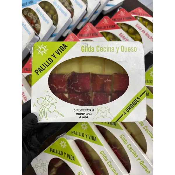 Gilda de Cecina de Vaca y Queso Semicurado | Aperitivo Gourmet | Pepe Chuletón