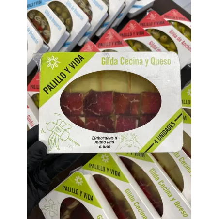 Gilda de Cecina de Vaca y Queso Semicurado | Aperitivo Gourmet | Pepe Chuletón