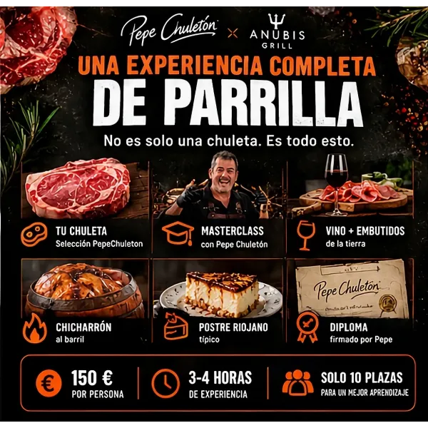 CURSO DE PARRILLERO PEPECHULETON × ANUBIS GRILL