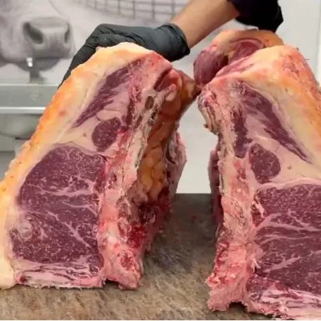 Carne de buey de Wagyu al mejor precio. Chuleton de Wagyu