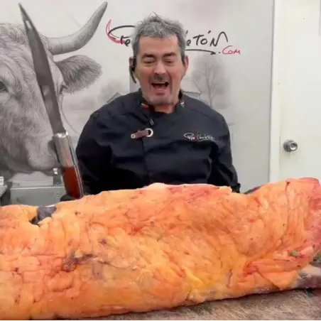 Carne de buey de Wagyu al mejor precio. Chuleton de Wagyu